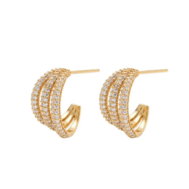 Hovedbilde Vivienne ear 20mm Gold