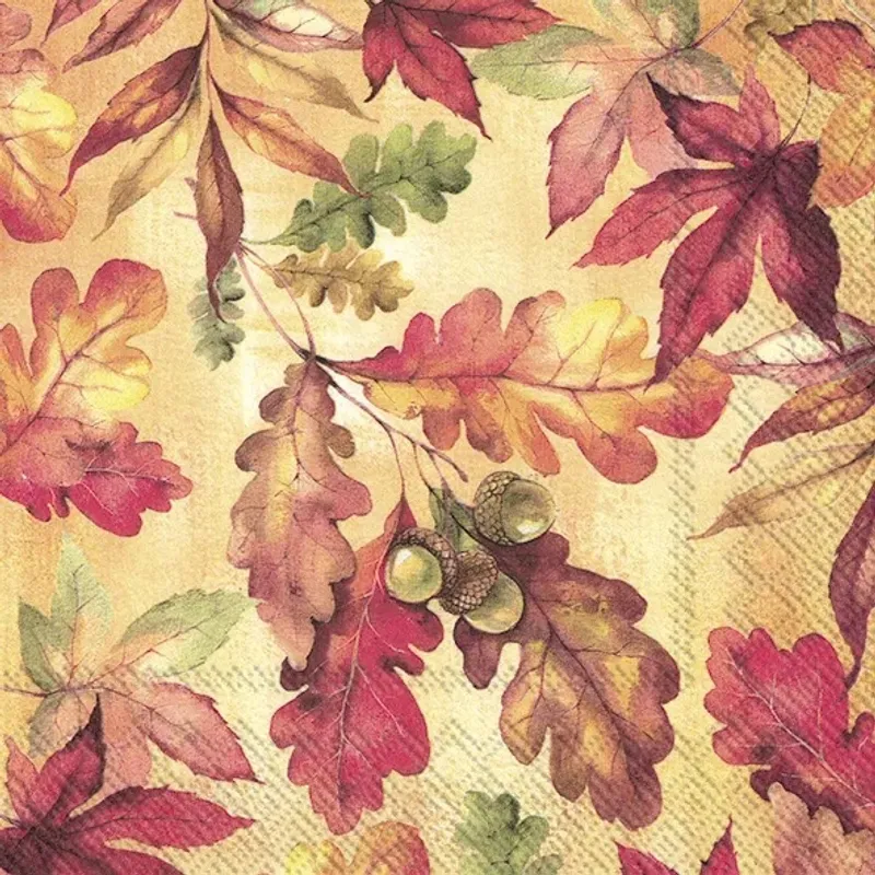 Serviett Bright Autumn Lunch