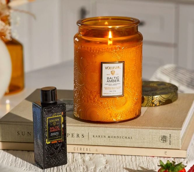 Hovedbilde Voluspa Large Jar Candle Baltic Amber 100t