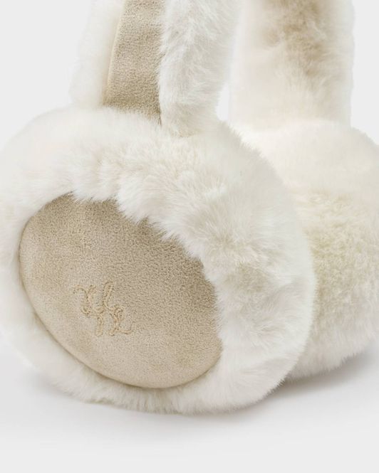 Hovedbilde FAUX SUEDE EARMUFFS TAUPE/CREAM