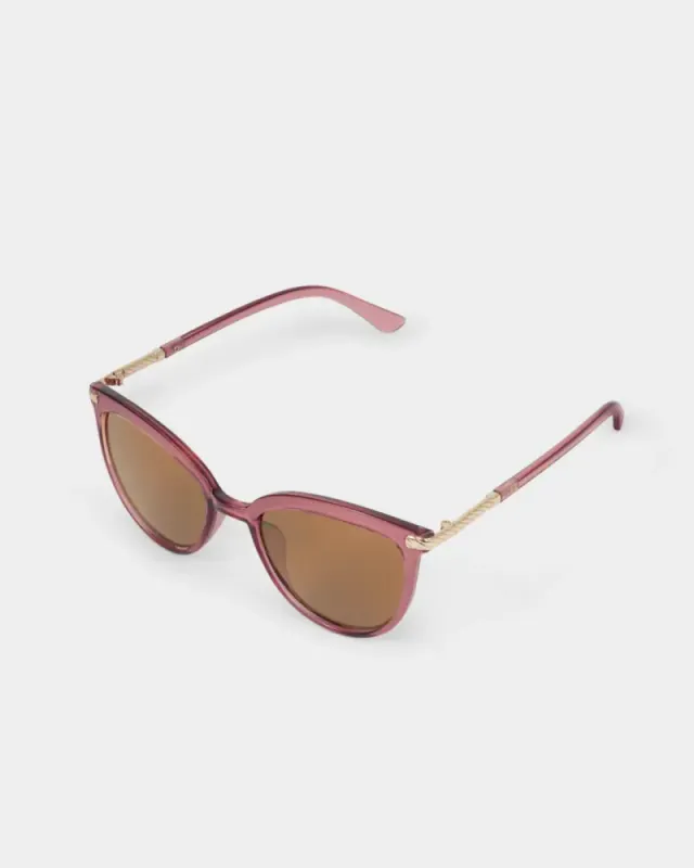 Ravello Round Sunglasses Cherry