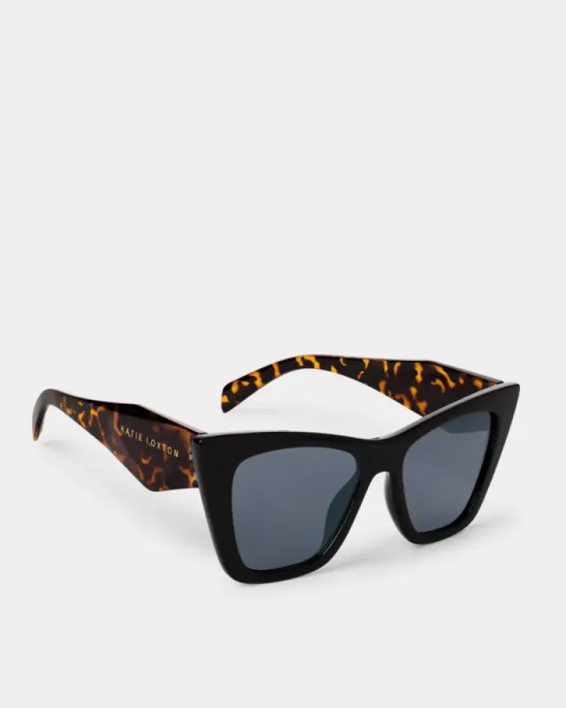 Porto Sunglasses Black/ tortoiseshell