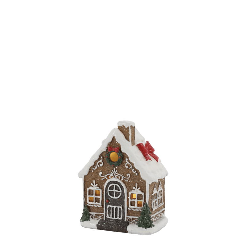 Noël Pepperkakehus m. LED