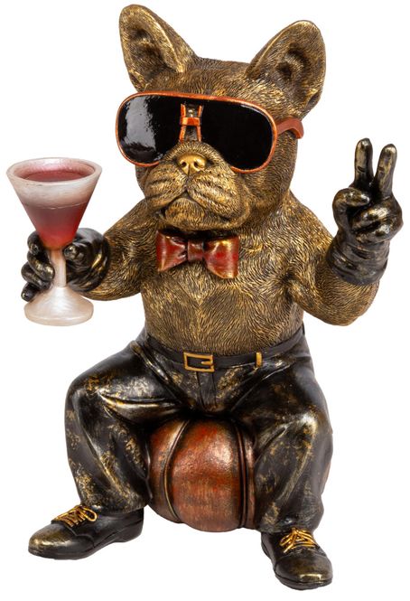 Hovedbilde Hund party m/glass 26cm