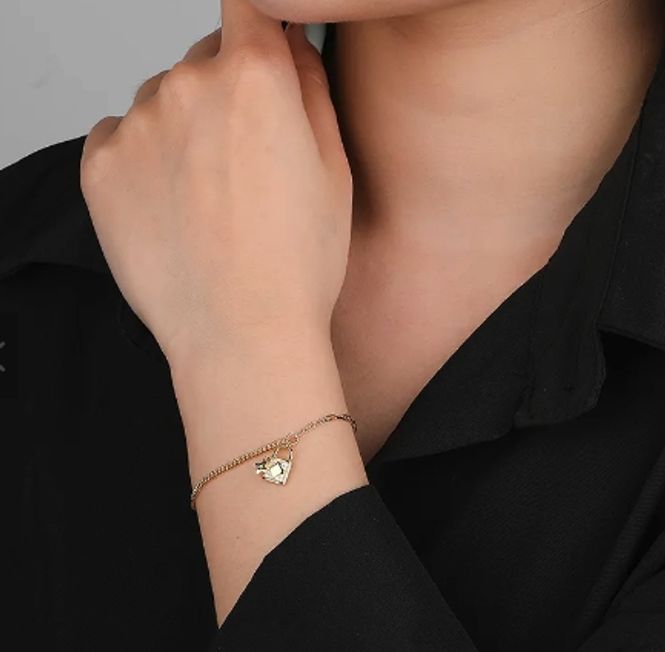 Hovedbilde Lock/flower Bracelets Women 925 Silver