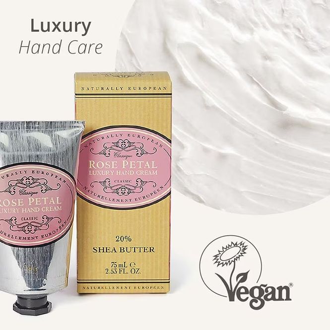 Hovedbilde Naturally European Hand Cream Rose Petal 75ml