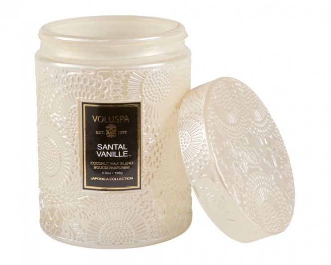 Hovedbilde Voluspa SANTAL VANILLE SMALL JAR CANDLE 50t