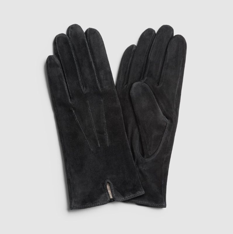 Ladies glove Vent Lambsuede, Wool blend lining