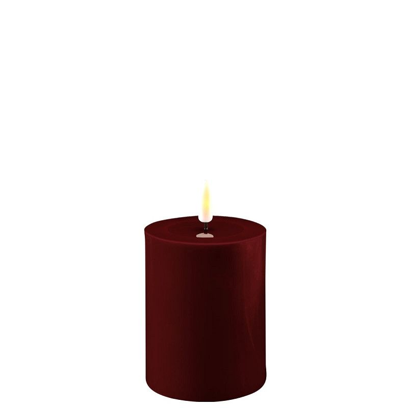 LED Kubbelys Mørk Bourgogne 7,5x10cm