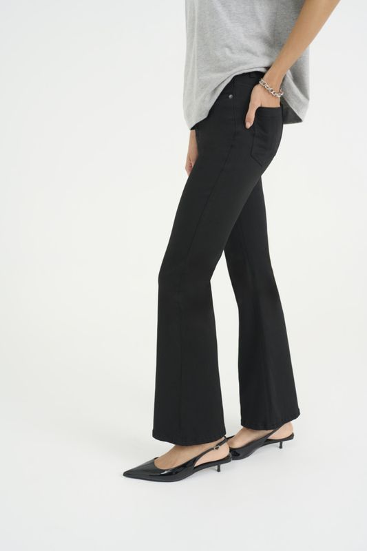 KAforest HW Slim Fit Jeans Black Deep