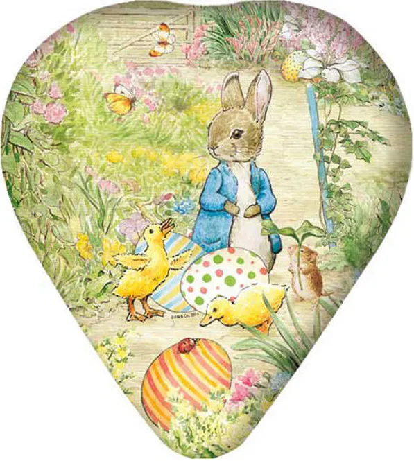 Hovedbilde Påskeegg hjerte Beatrix Potter 12cm 3 ass