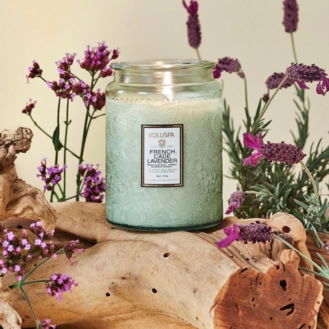 Hovedbilde Voluspa Large Jar Candle - French Cade & Lavender