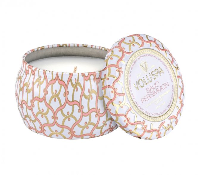 Hovedbilde Voluspa Mini tin candle - saijo persimmon