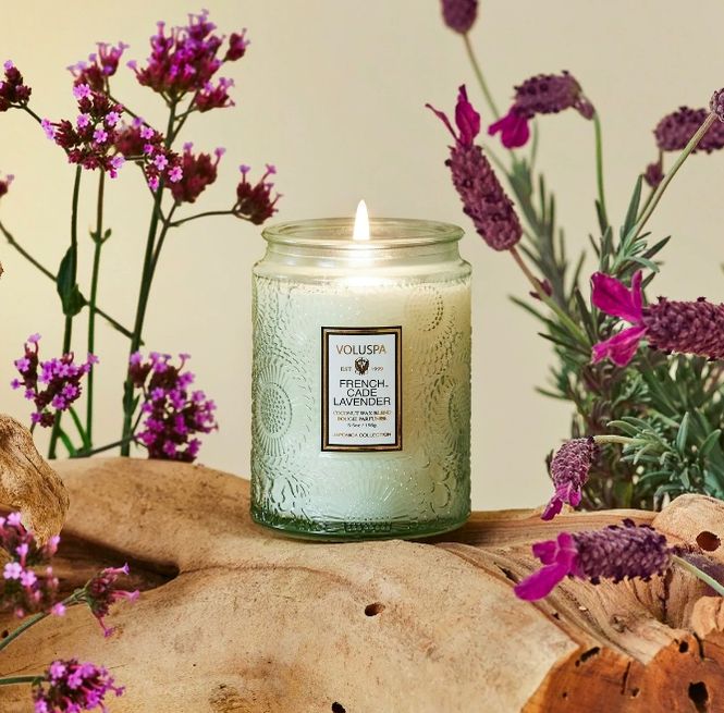 Hovedbilde Voluspa French Cade Lavender Mini Glass Candle