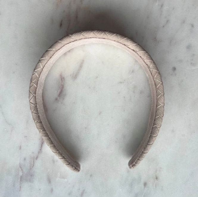 Hovedbilde Hårbøyle - Semsket - Beige