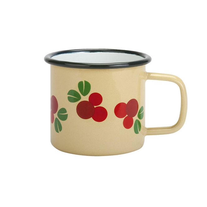 Hovedbilde Blafre emaljekopp - Tyttebær 2,5dl