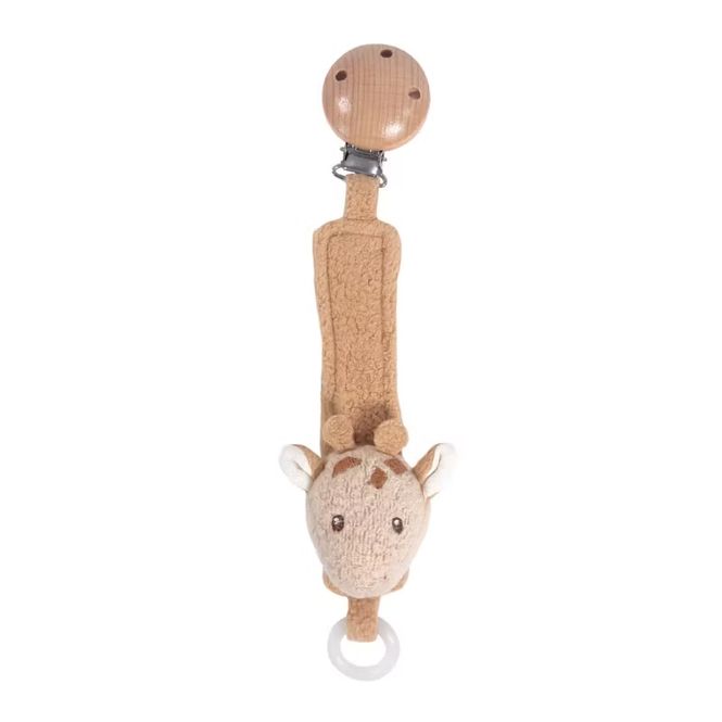 Hovedbilde Smokkholder Leoni giraff - BIO cotton