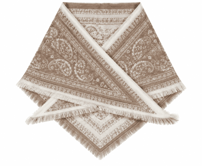 Hovedbilde MANZINI Trekantsjal Beige