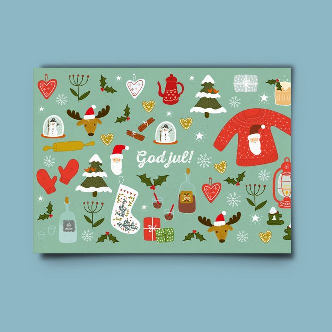 Hovedbilde Julekort : God Jul