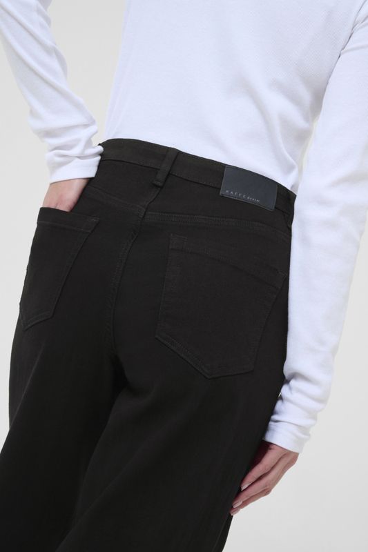 KAbrook HW Reg Fit Jeans Black Deep