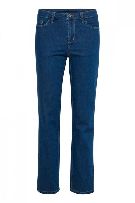 Hovedbilde Vicky Jeans straight - Medium blue washed denim