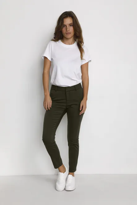 Hovedbilde Lea Chino Pants - Grape Leaf