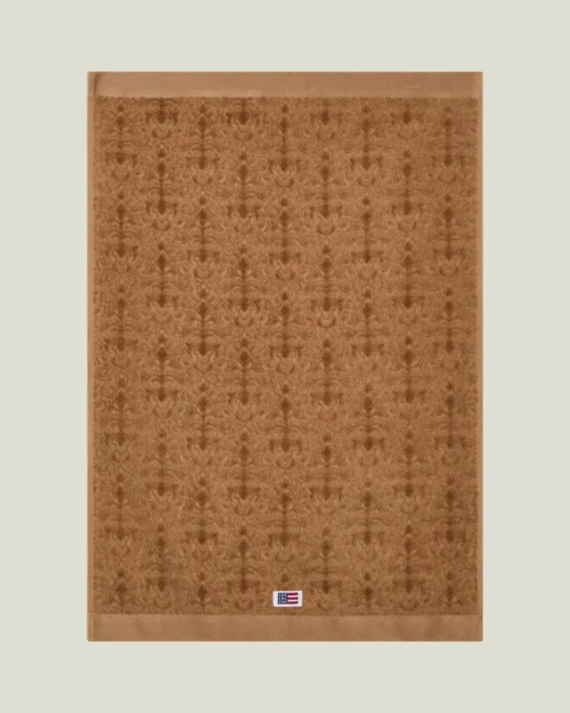 Lexington Velour Jacquard Ornament 70x130 Fudge