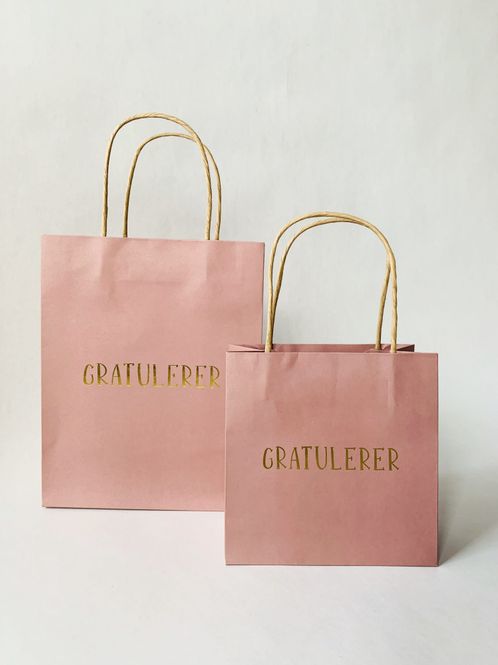 Hovedbilde Gavepose S 16×16 cm «Gratulerer»