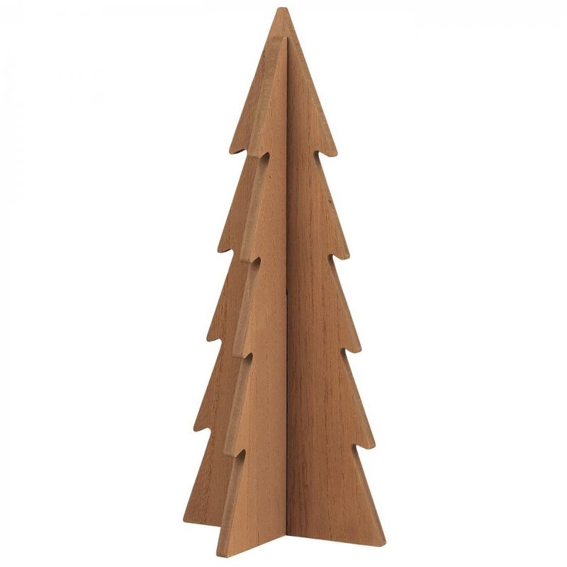 Stående juletre Brun 25cm.
