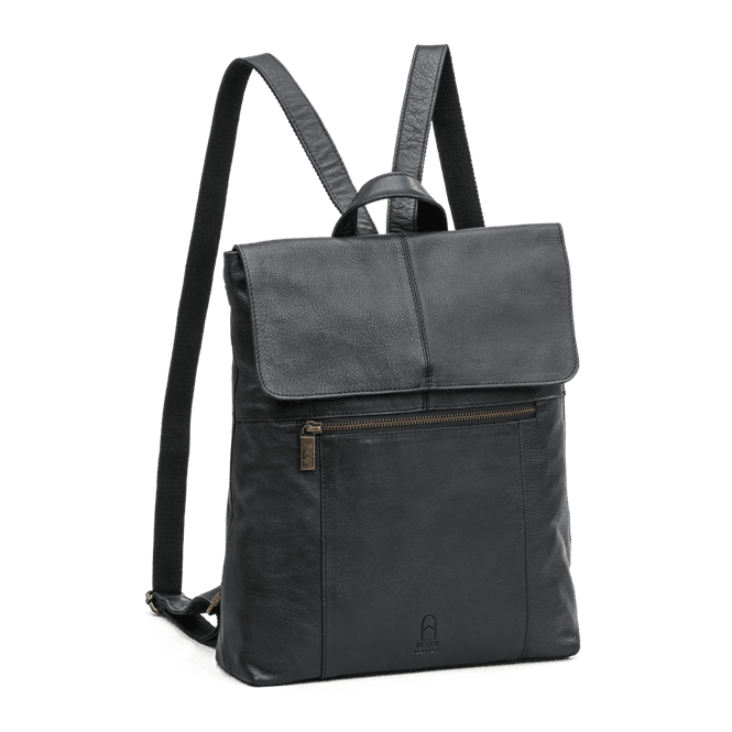 Hovedbilde Backpack w. flap Black 13,3