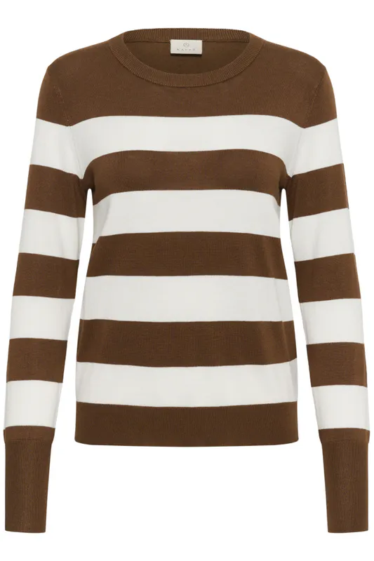 KAlizza Striped Knit Pullover