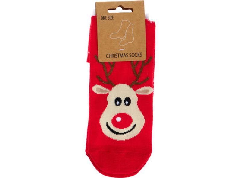 Sokk julemotiv 8 design One size