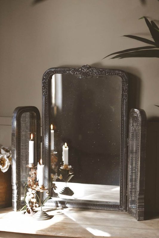 Sminkespeil bord 82x76 cm