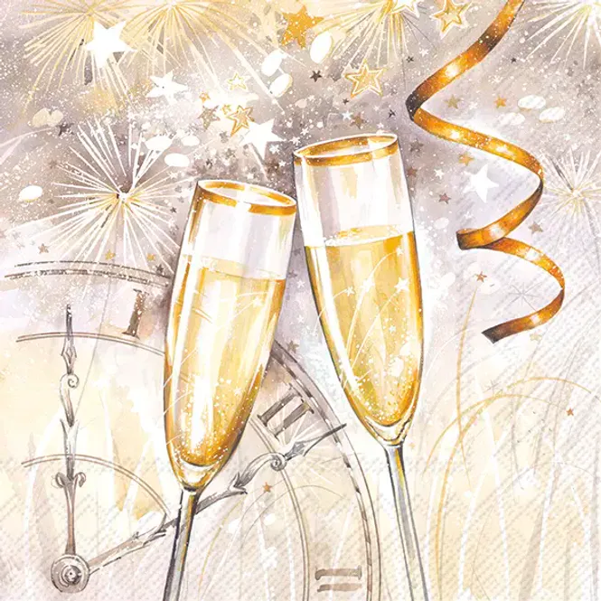 Hovedbilde Servietter Time To Toast Lunch