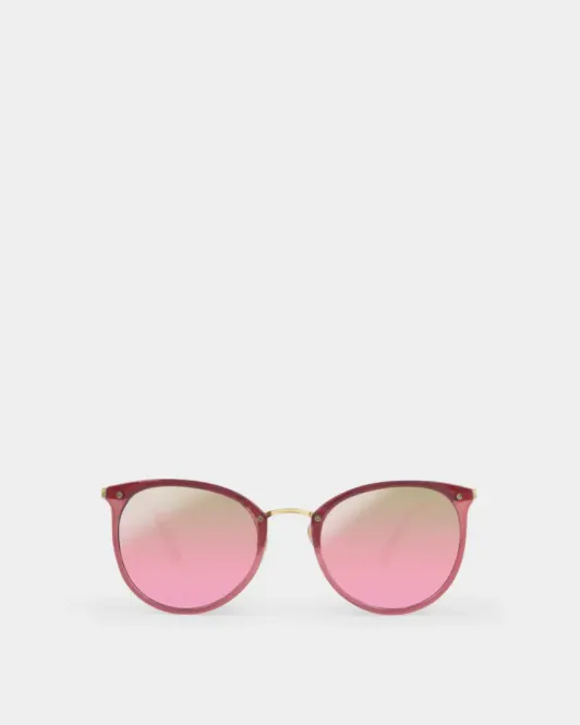 Hovedbilde SANTORINI SUNGLASSES | Pink Mirrored Lens