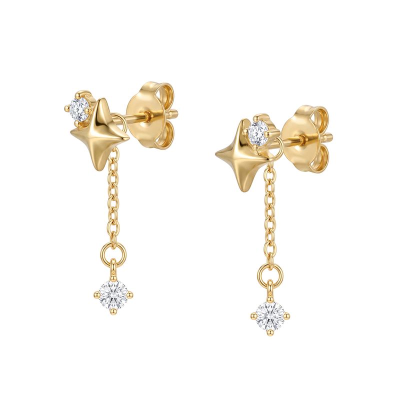 Malin Earrings 18k gold