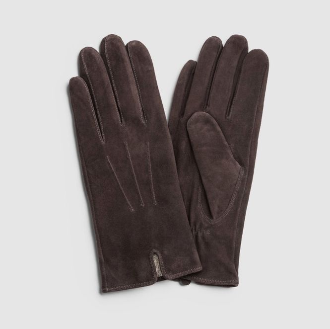 Hovedbilde Ladies glove Vent Lambsuede, Wool blend lining