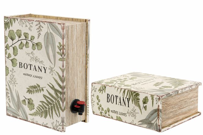 Hovedbilde Vinboks Bok – Leaves | 30 cm