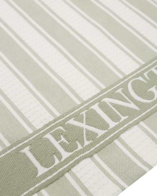 Hovedbilde Lexington Icons kjøkkenhåndkle Sage Green/White