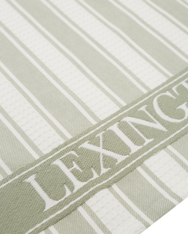 Lexington Icons kjøkkenhåndkle Sage Green/White