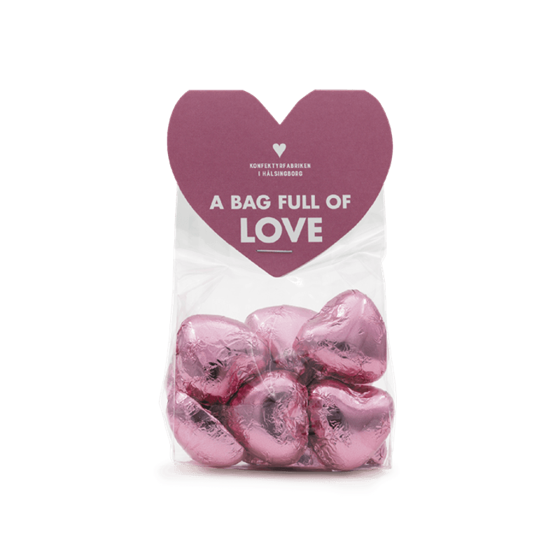 A bag full of love Melkesjokolade 100G