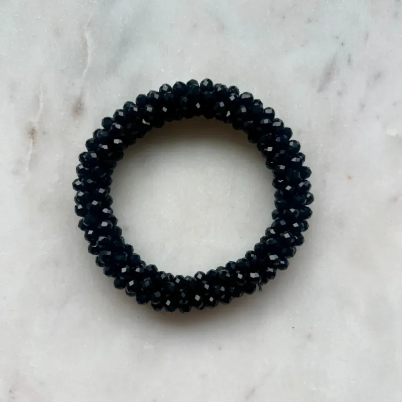 Glitter Hårstrikk/Armbånd