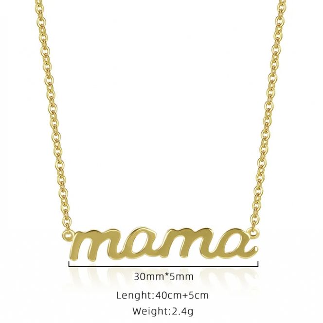 Hovedbilde Mama Necklace 18K Gold