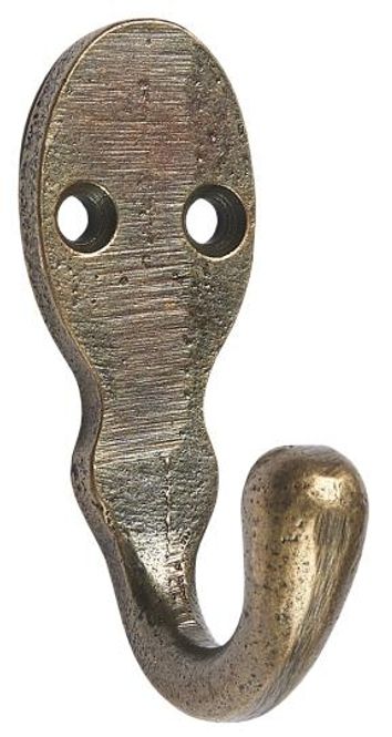 Hovedbilde Knagg Enkel Mini Messing