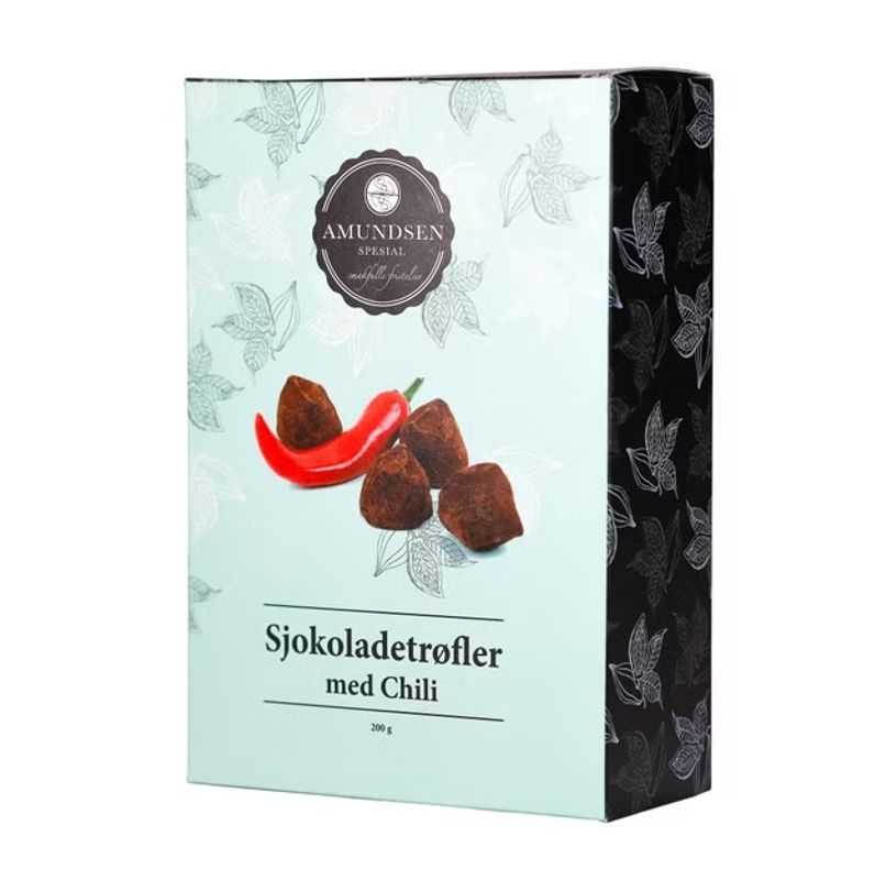 Sjokoladetrøfler chili	