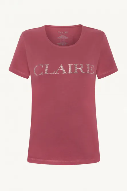 Hovedbilde Alanis Basis T-shirt m Logo - Rose wine