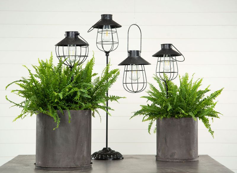 Solcellelampe til oppheng – utendørs | 22 cm