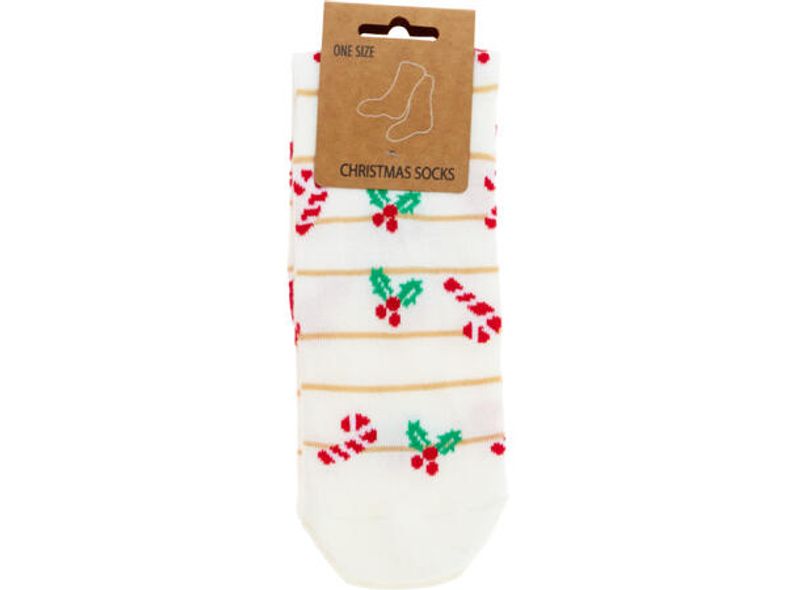 Sokk julemotiv 8 design One size