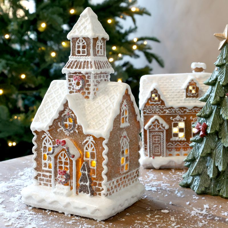 Noël Pepperkakehus m. LED
