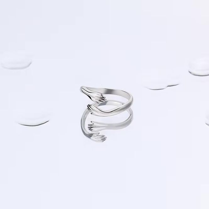 Hovedbilde Hug Ring 925 Silver One Size